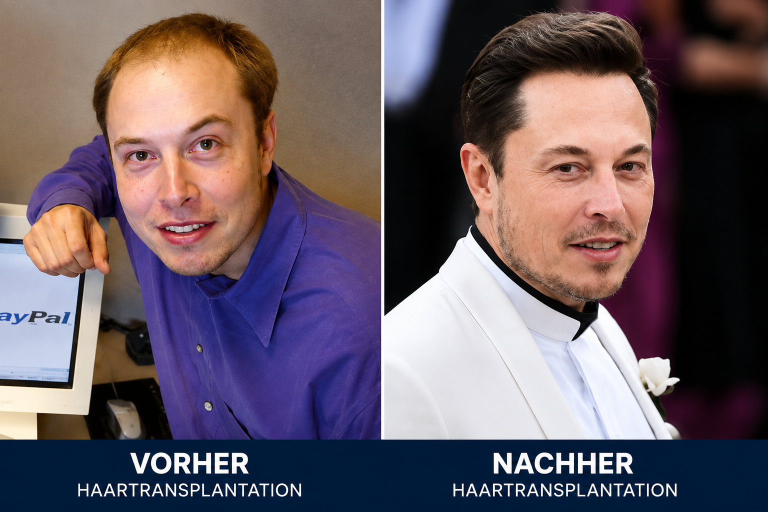 Haartransplantationen bei Prominenten: Berühmte Haartransformationen erklärt